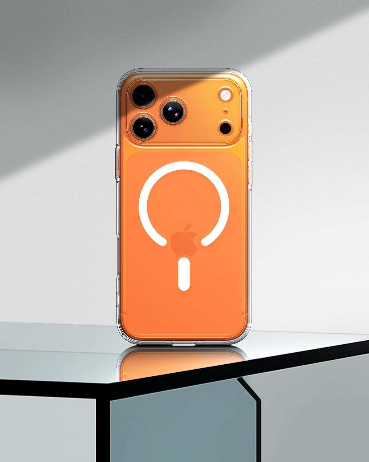 Brand Son iPhone 17 Pro Case, Ultra Hybrid MagFit, Shockproof, Anti-Yellowing, Transparent Magnetic Back Cover Compatible with MagSafe (Clear)