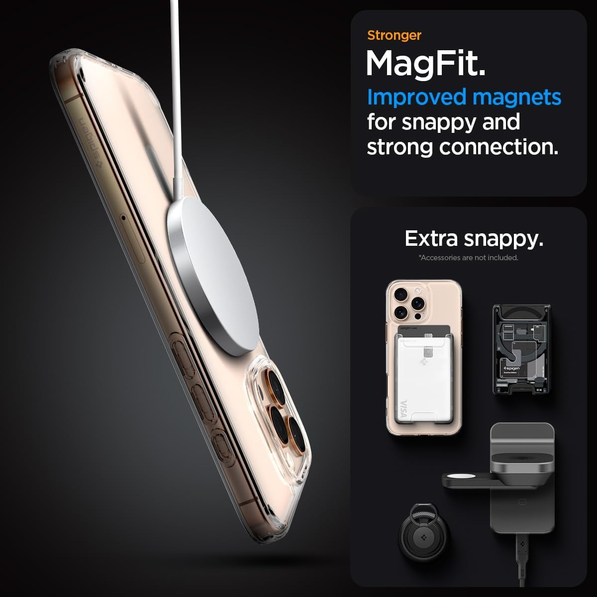 iPhone 16 Pro Case | Ultra Hybrid MagFit Clear Cover | Anti-Yellowing | Shockproof Transparent | MagSafe Compatible