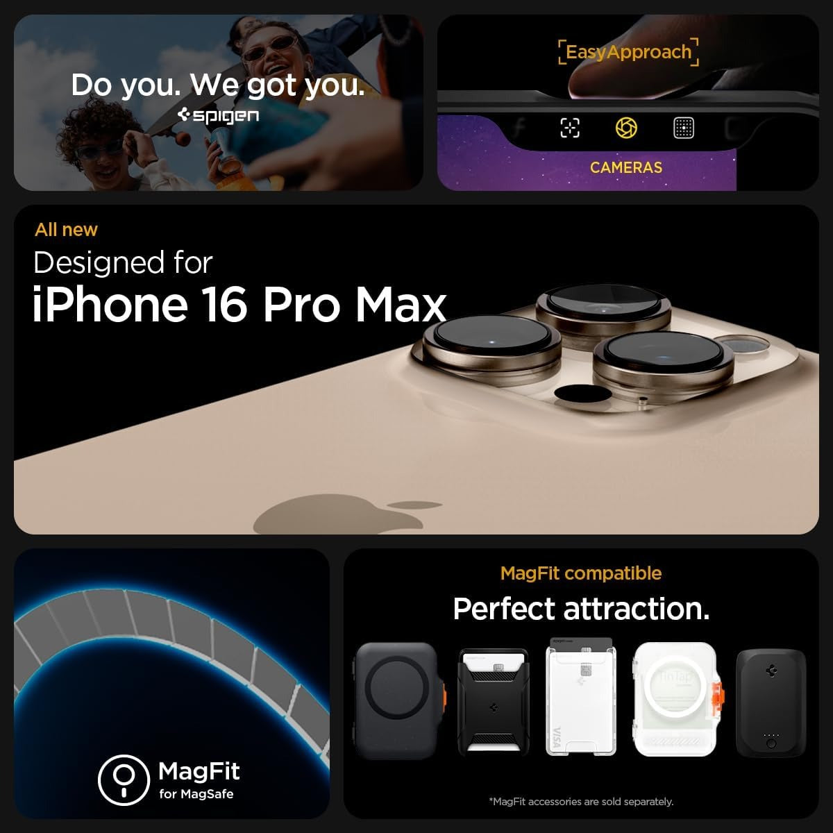 iPhone 16 Pro Case | Ultra Hybrid MagFit Clear Cover | Anti-Yellowing | Shockproof Transparent | MagSafe Compatible