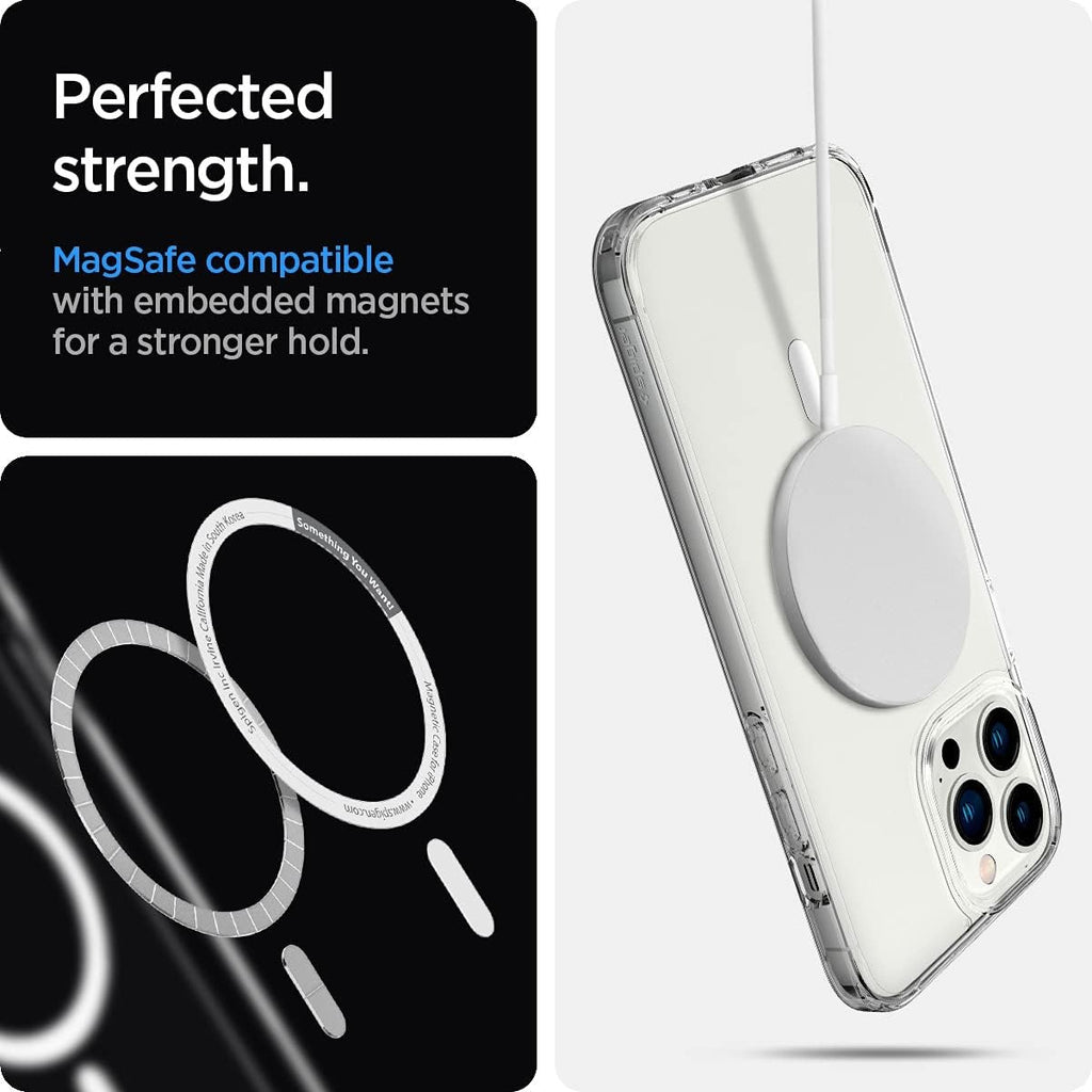 Brandson iPhone 13 Pro Case | Ultra Hybrid MagFit Clear Cover | Anti-Yellowing | Shockproof Transparent | MagSafe Compatible