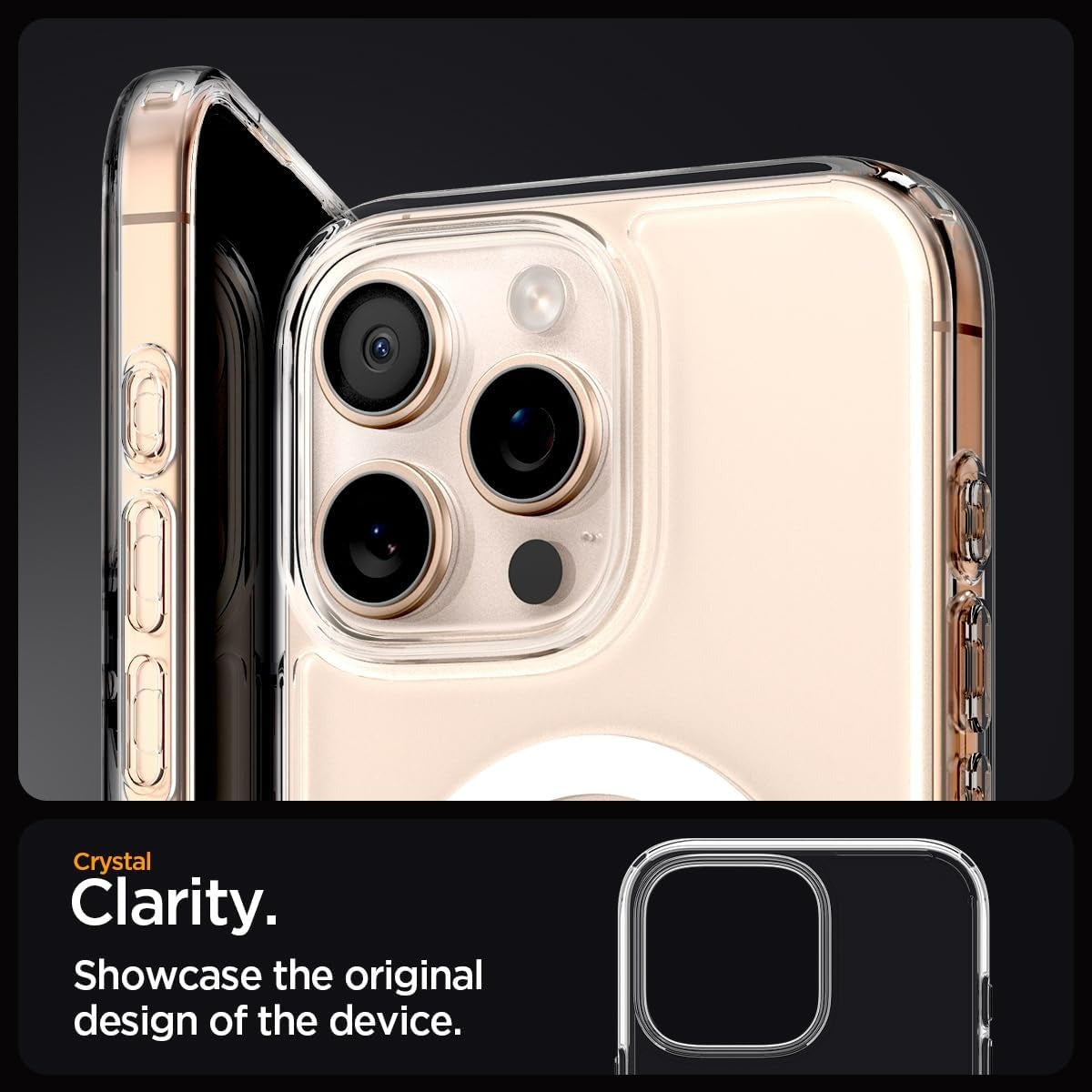 iPhone 16 Pro Case | Ultra Hybrid MagFit Clear Cover | Anti-Yellowing | Shockproof Transparent | MagSafe Compatible