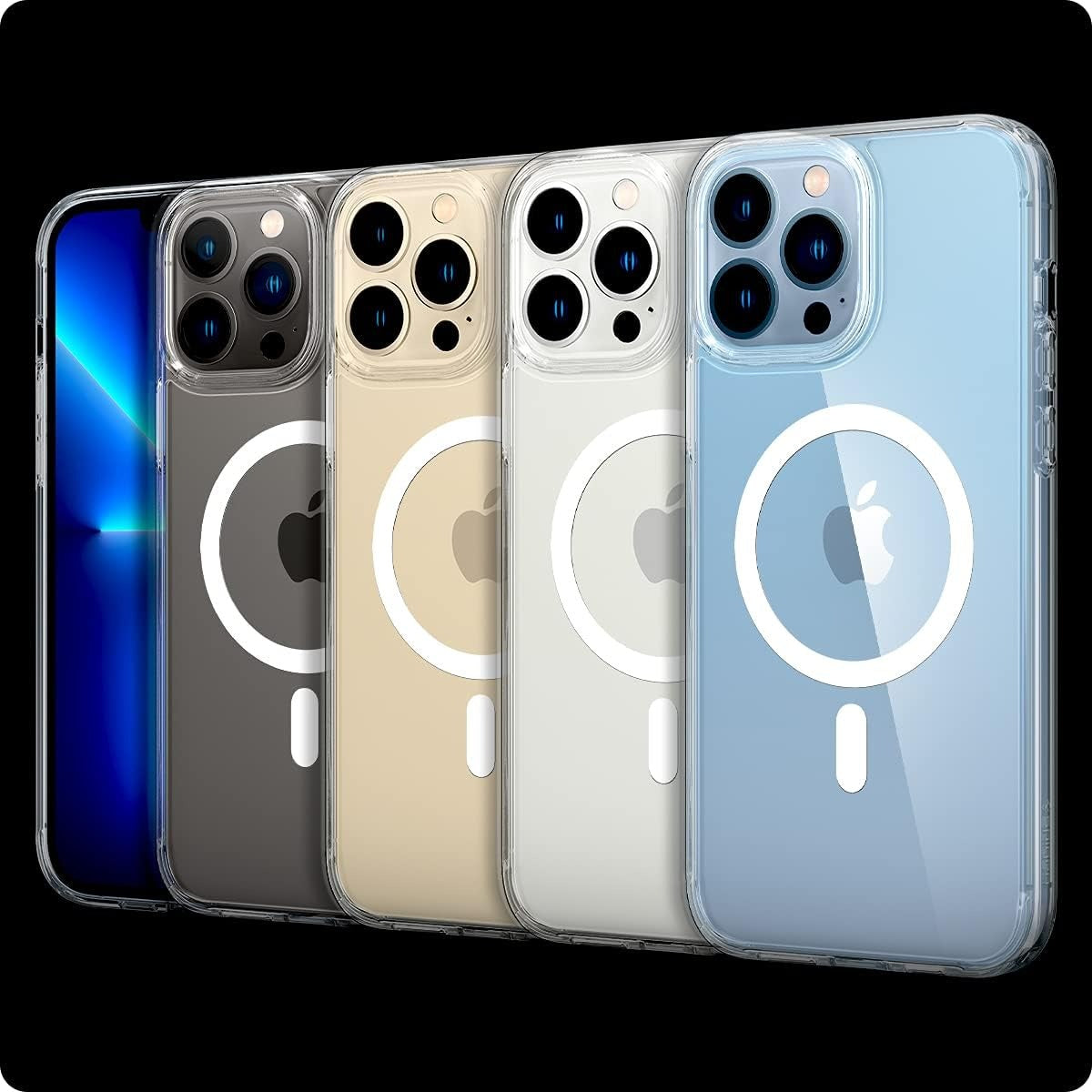 Brandson iPhone 13 Pro Max Case | Ultra Hybrid MagFit Clear Cover | Anti-Yellowing | Shockproof Transparent | MagSafe Compatible